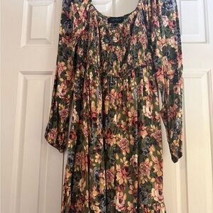 Floral Long Sleeve Dress